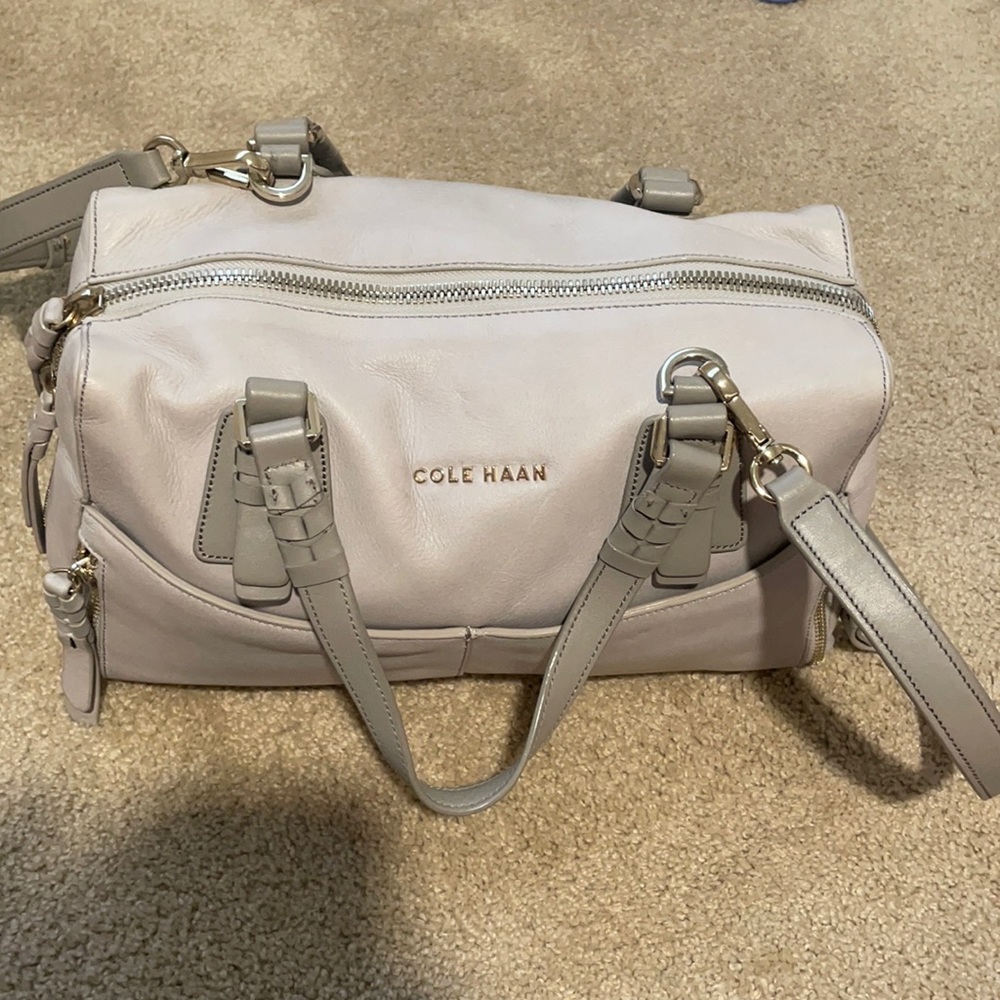 Grey Cole haan purse